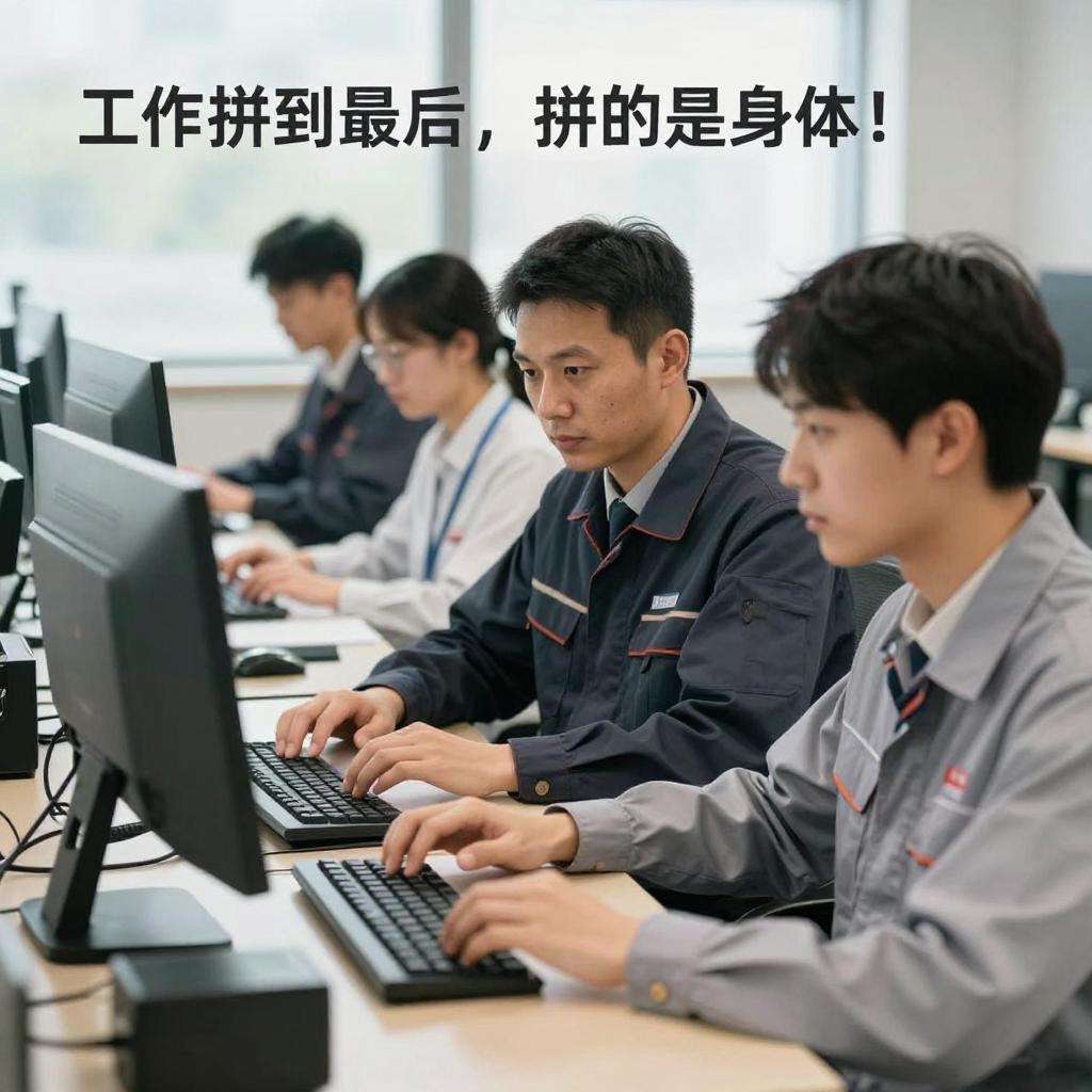 工作拼到最后，拼的就是身体！第一张图