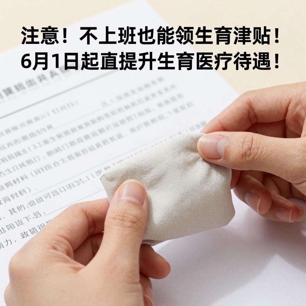 注意！不上班也能领生育津贴！6月1日起全面提升生育医疗待遇！第二张图