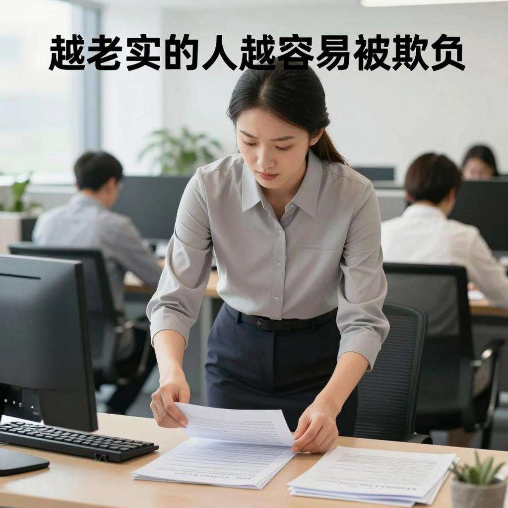 职场中为啥越老实的人越容易被欺负？第一张图