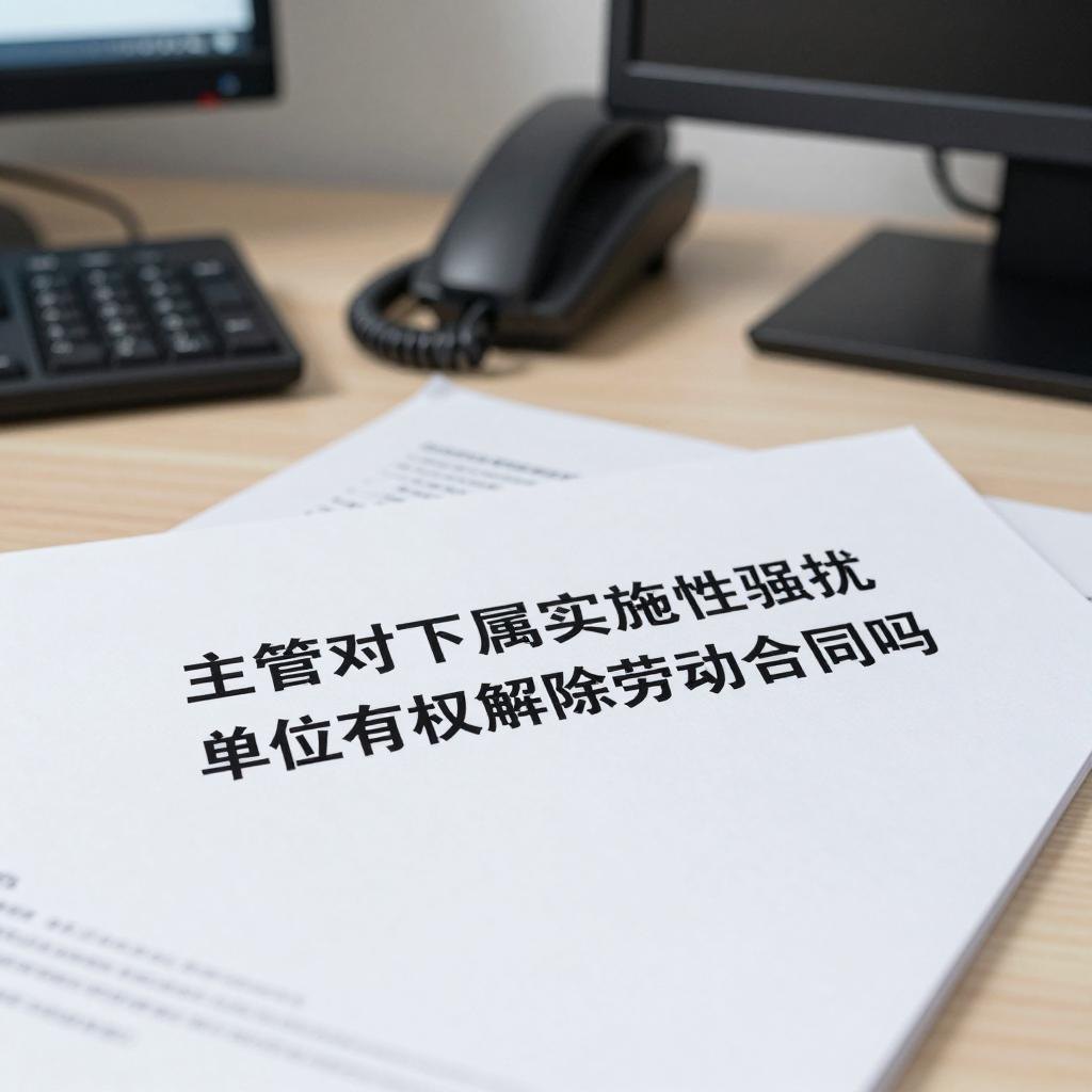 主管对下属实施性骚扰,单位有权解除劳动合同吗? 主管对下属实施性骚扰,单位有权解除劳动合同吗?第二张图