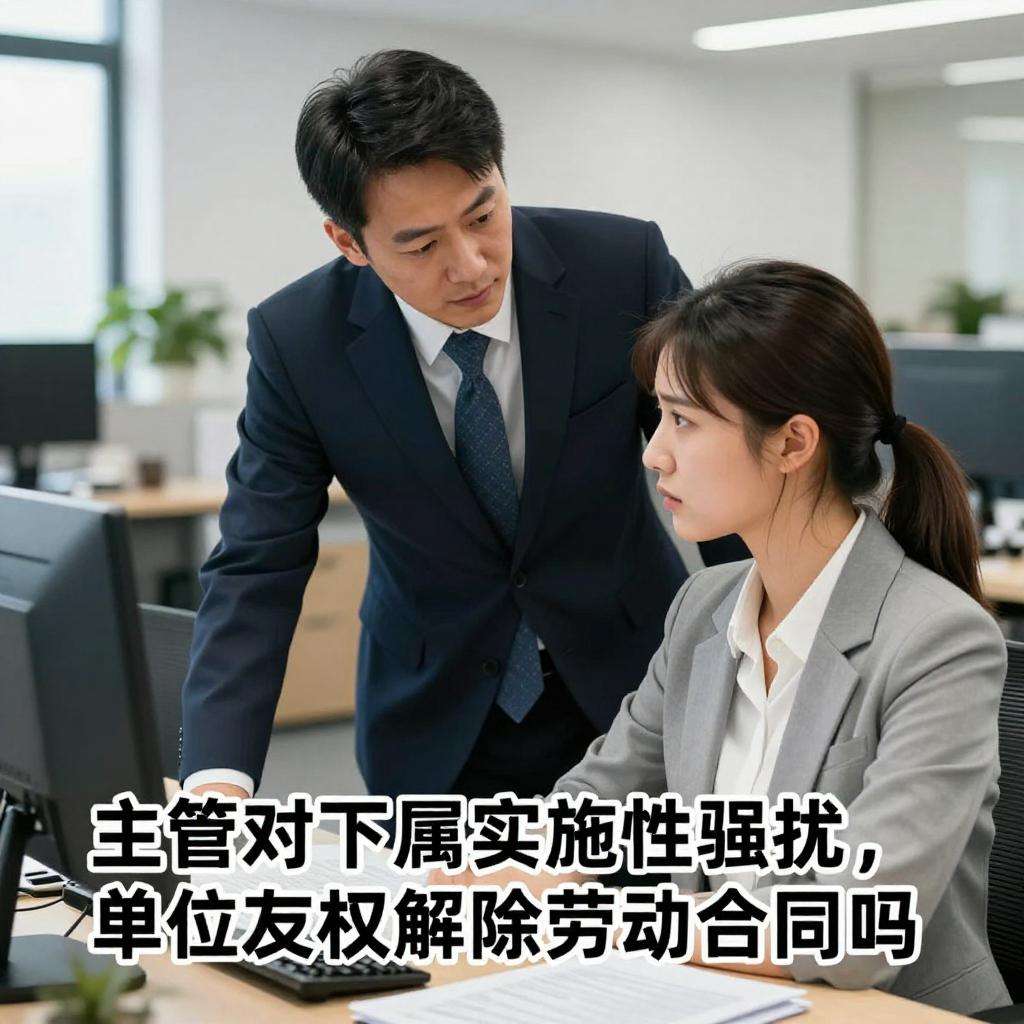 主管对下属实施性骚扰,单位有权解除劳动合同吗? 主管对下属实施性骚扰,单位有权解除劳动合同吗?第一张图