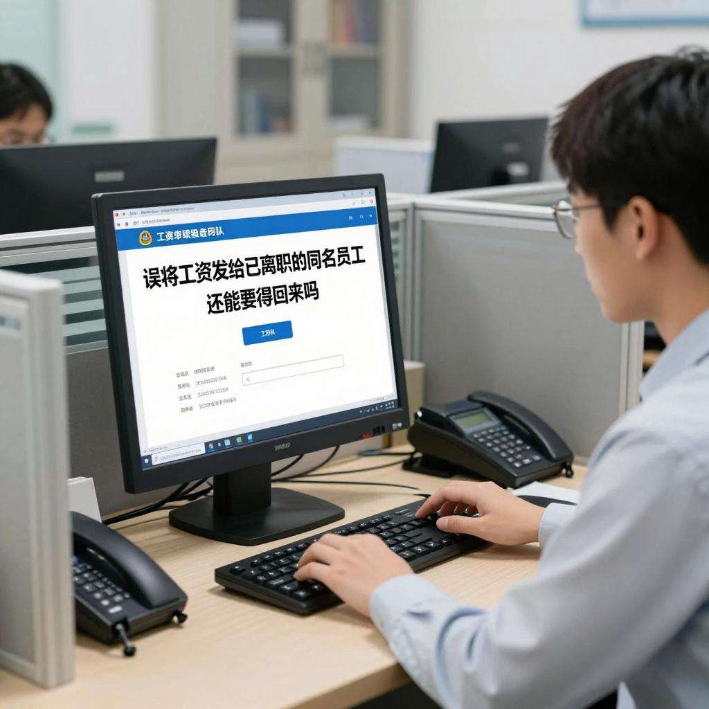 误将工资发给已离职的同名员工，还能要得回来吗？第一张图