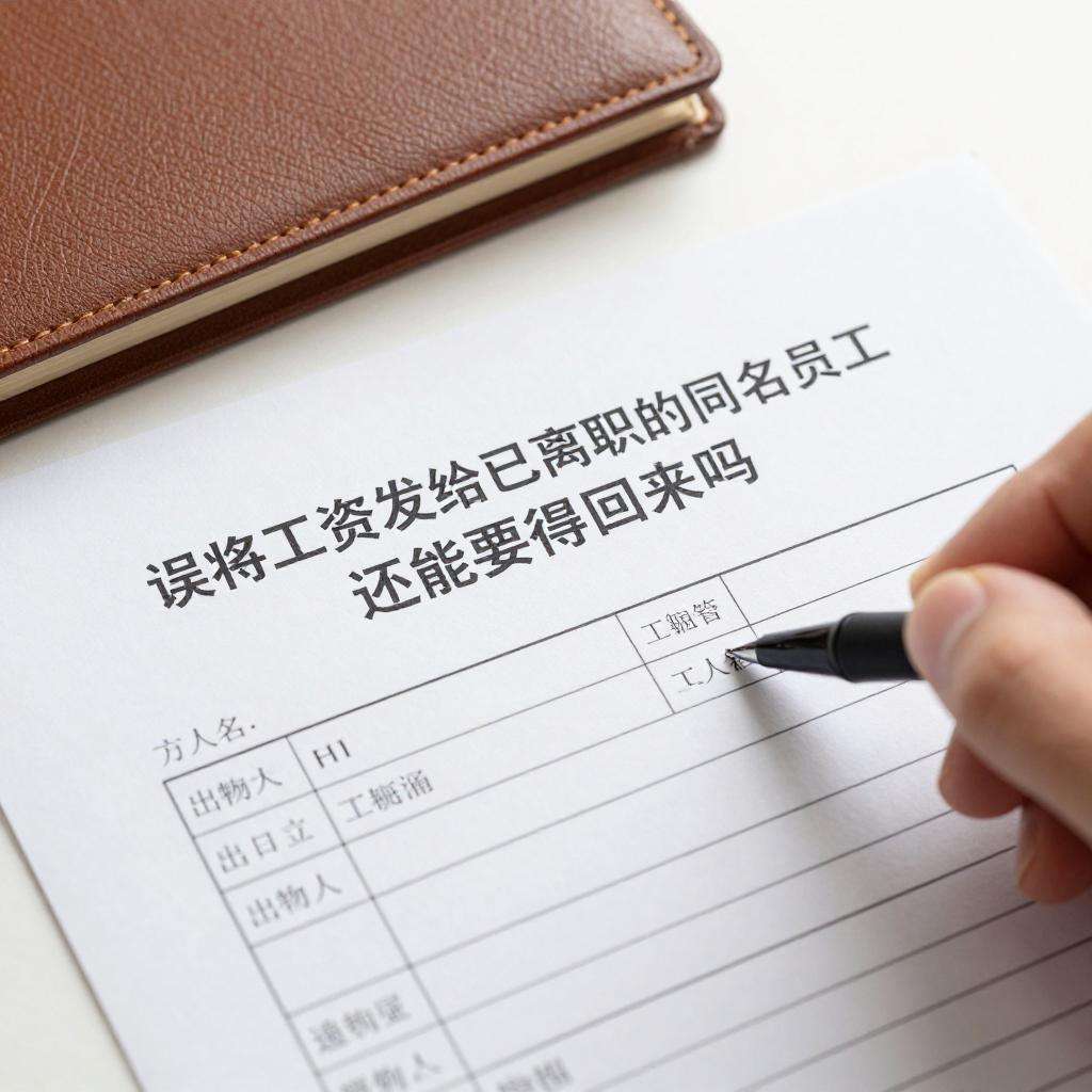 误将工资发给已离职的同名员工，还能要得回来吗？第二张图