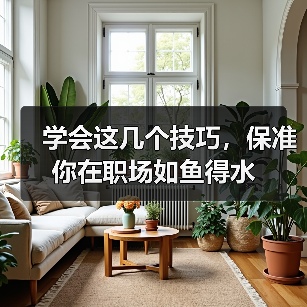 学会这几个技巧，保准你在职场如鱼得水