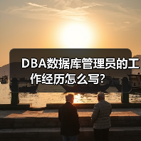 DBA数据库管理员的工作经历怎么写？（图2）