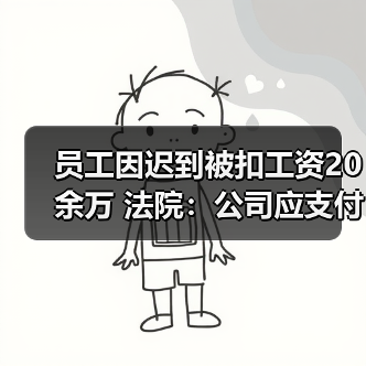 员工因迟到被扣工资20余万 法院：公司应支付员工工资差额19万余元（图2）