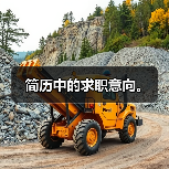 简历中的求职意向。（图4）