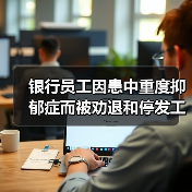 银行员工因患中重度抑郁症而被劝退和停发工资?涉事银行回应!(图3) 银行员工因患中重度抑郁症而被劝退和停发工资?涉事银行回应!(图3)