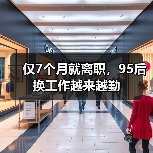 仅7个月就离职，95后换工作越来越勤（图2）