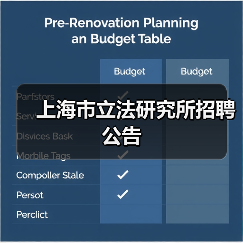上海市立法研究所招聘公告(图1) 上海市立法研究所招聘公告(图1)