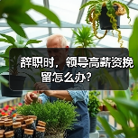 辞职时，领导高薪资挽留怎么办？（图2）