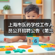 上海市医药学校工作人员公开招聘公告(第三批)(图1) 上海市医药学校工作人员公开招聘公告(第三批)(图1)