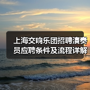 上海交响乐团招聘演奏员应聘条件及流程详解（图3）