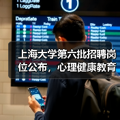 上海大学第六批招聘岗位公布，心理健康教育岗开放，求职者速来！（图4）