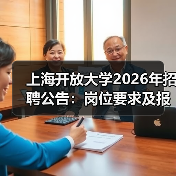 上海开放大学2026年招聘公告:岗位要求及报名指南(图2) 上海开放大学2026年招聘公告:岗位要求及报名指南(图2)