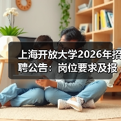 上海开放大学2026年招聘公告:岗位要求及报名指南(图4) 上海开放大学2026年招聘公告:岗位要求及报名指南(图4)