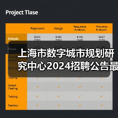 上海市数字城市规划研究中心2024招聘公告最新岗位信息(图1) 上海市数字城市规划研究中心2024招聘公告最新岗位信息(图1)