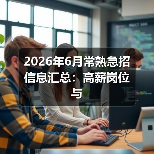 2026年6月常熟急招信息汇总:高薪岗位与入职福利速览(图3) 2026年6月常熟急招信息汇总:高薪岗位与入职福利速览