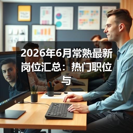 2026年6月常熟最新岗位汇总：热门职位与新兴机会速览