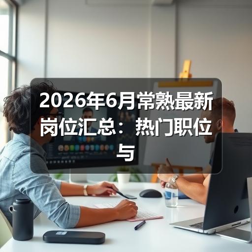 2026年6月常熟最新岗位汇总：热门职位与新兴机会速览