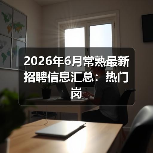 2026年6月常熟最新招聘信息汇总:热门岗位一网打尽(图3) 2026年6月常熟最新招聘信息汇总:热门岗位一网打尽