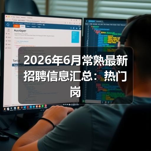 2026年6月常熟最新招聘信息汇总:热门岗位一网打尽(图2) 2026年6月常熟最新招聘信息汇总:热门岗位一网打尽