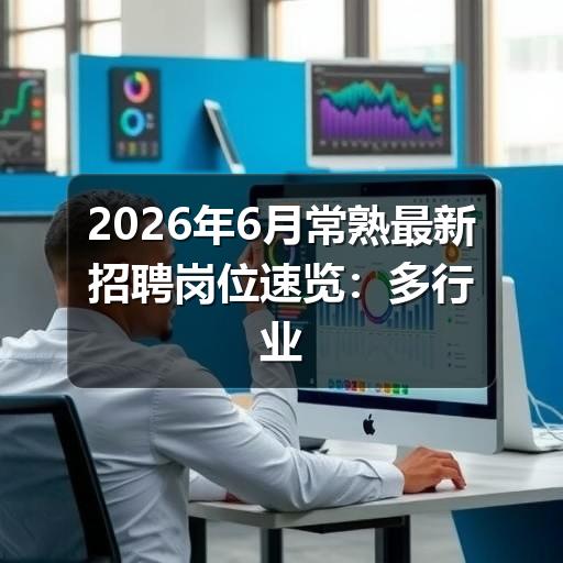 2026年6月常熟最新招聘岗位速览:多行业密集招人(图2) 2026年6月常熟最新招聘岗位速览:多行业密集招人