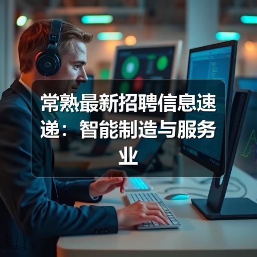 常熟最新招聘信息速递：智能制造与服务业岗位持续热招