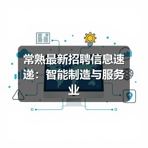 常熟最新招聘信息速递：智能制造与服务业岗位持续热招