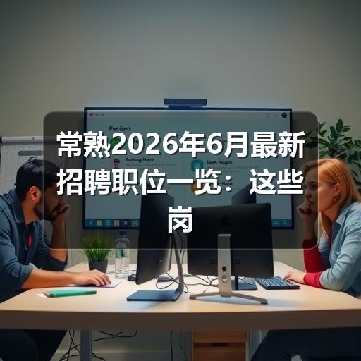 常熟2026年6月最新招聘职位一览:这些岗位正在热招中(图3) 常熟2026年6月最新招聘职位一览:这些岗位正在热招中