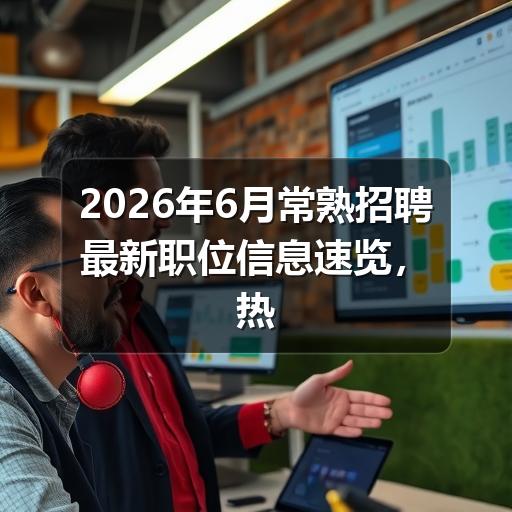 2026年6月常熟招聘最新职位信息速览，热门岗位抢先看