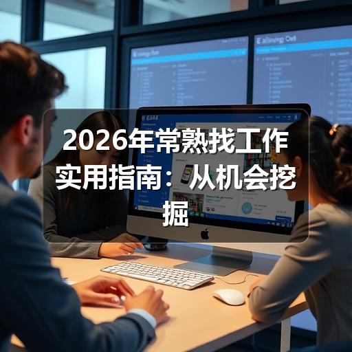 2026年常熟找工作实用指南：从机会挖掘到简历脱颖而出的全流程建议