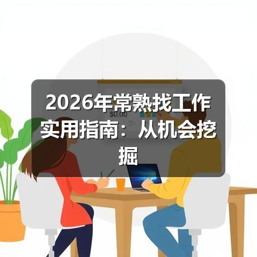 2026年常熟找工作实用指南：从机会挖掘到简历脱颖而出的全流程建议