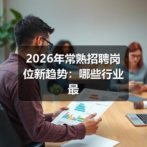 2026年常熟招聘岗位新趋势:哪些行业最缺人?(图1) 2026年常熟招聘岗位新趋势:哪些行业最缺人?