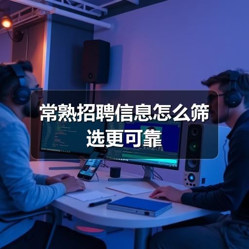 常熟招聘信息怎么筛选更可靠(图1) 常熟招聘信息怎么筛选更可靠