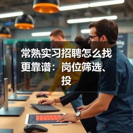 常熟实习招聘怎么找更靠谱：岗位筛选、投递准备与避坑建议