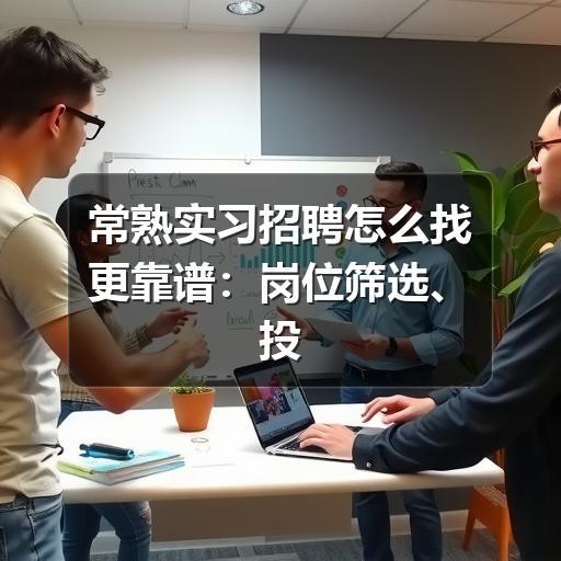 常熟实习招聘怎么找更靠谱：岗位筛选、投递准备与避坑建议