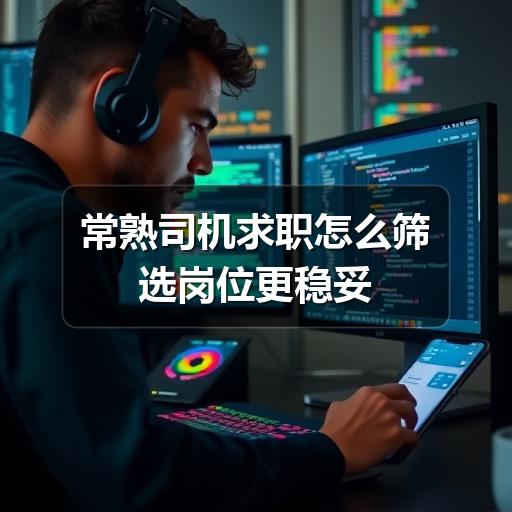 常熟司机求职怎么筛选岗位更稳妥(图2) 常熟司机求职怎么筛选岗位更稳妥