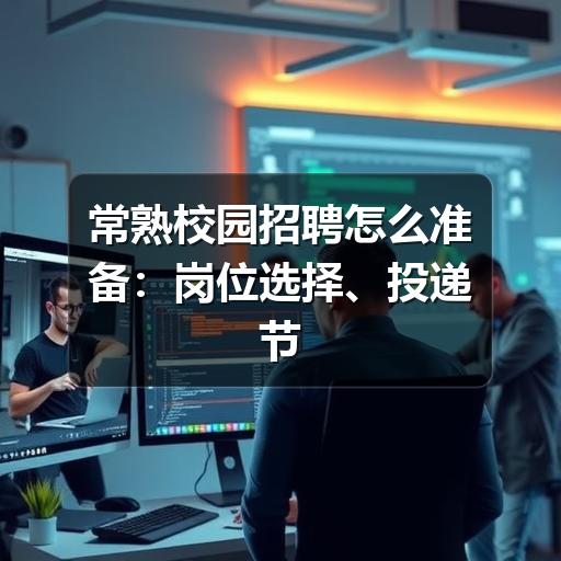 常熟校园招聘怎么准备:岗位选择、投递节奏与避坑建议(图1) 常熟校园招聘怎么准备:岗位选择、投递节奏与避坑建议