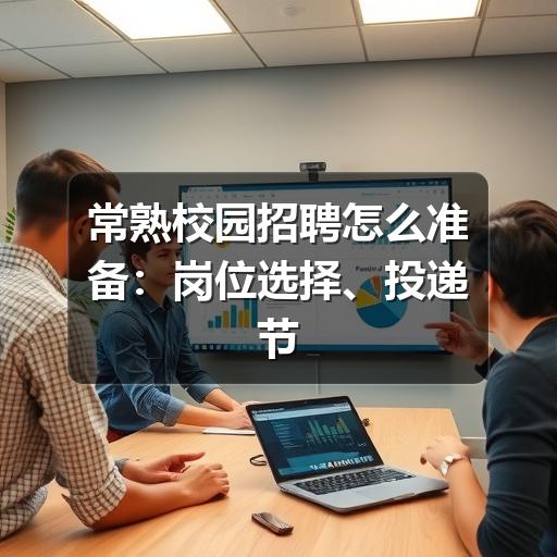 常熟校园招聘怎么准备:岗位选择、投递节奏与避坑建议(图2) 常熟校园招聘怎么准备:岗位选择、投递节奏与避坑建议