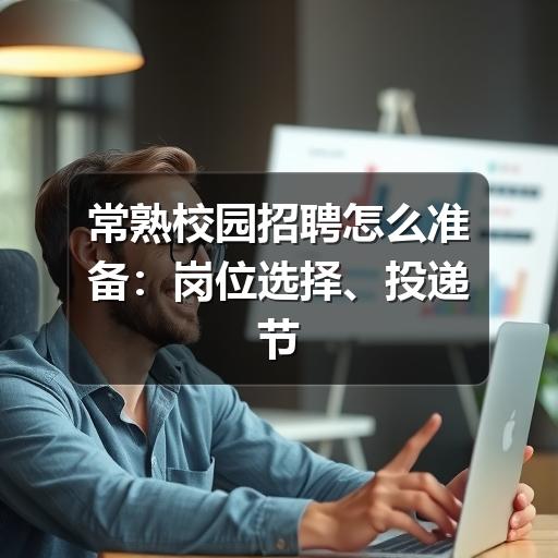 常熟校园招聘怎么准备:岗位选择、投递节奏与避坑建议(图3) 常熟校园招聘怎么准备:岗位选择、投递节奏与避坑建议