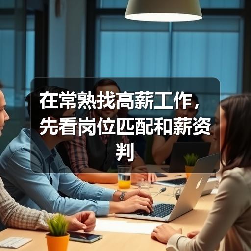 在常熟找高薪工作,先看岗位匹配和薪资判断方法(图1) 在常熟找高薪工作,先看岗位匹配和薪资判断方法