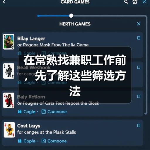 在常熟找兼职工作前,先了解这些筛选方法和避坑要点(图1) 在常熟找兼职工作前,先了解这些筛选方法和避坑要点