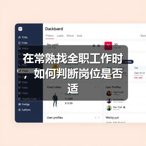 在常熟找全职工作时,如何判断岗位是否适合自己(图1) 在常熟找全职工作时,如何判断岗位是否适合自己
