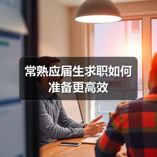 常熟应届生求职如何准备更高效(图1) 常熟应届生求职如何准备更高效