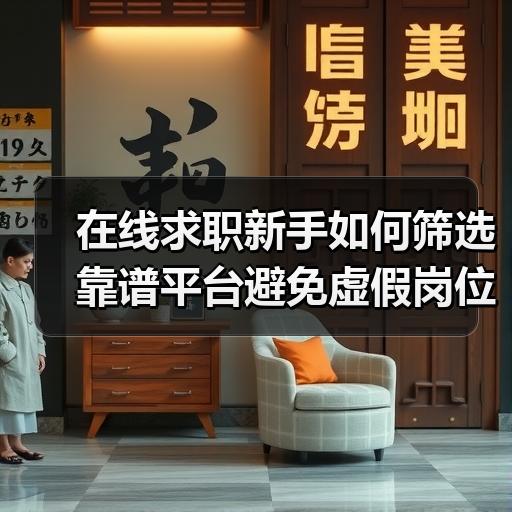 在线求职新手如何筛选靠谱平台避免虚假岗位