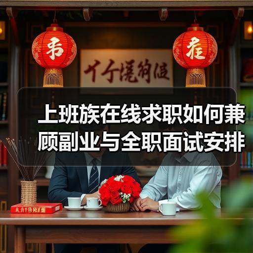 上班族在线求职如何兼顾副业与全职面试安排