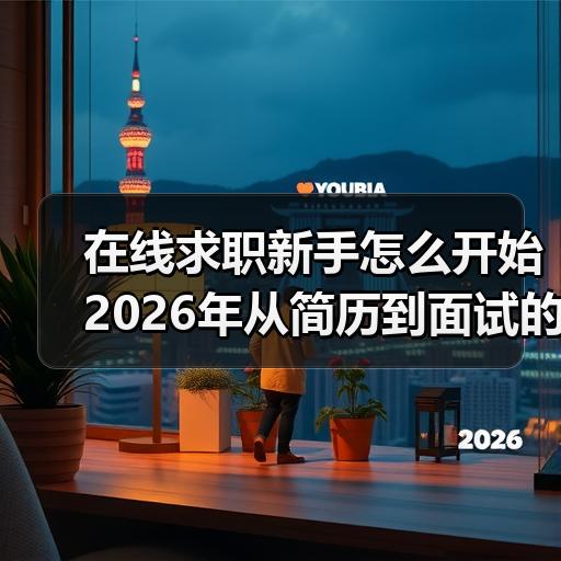 在线求职新手怎么开始 2026年从简历到面试的完整流程